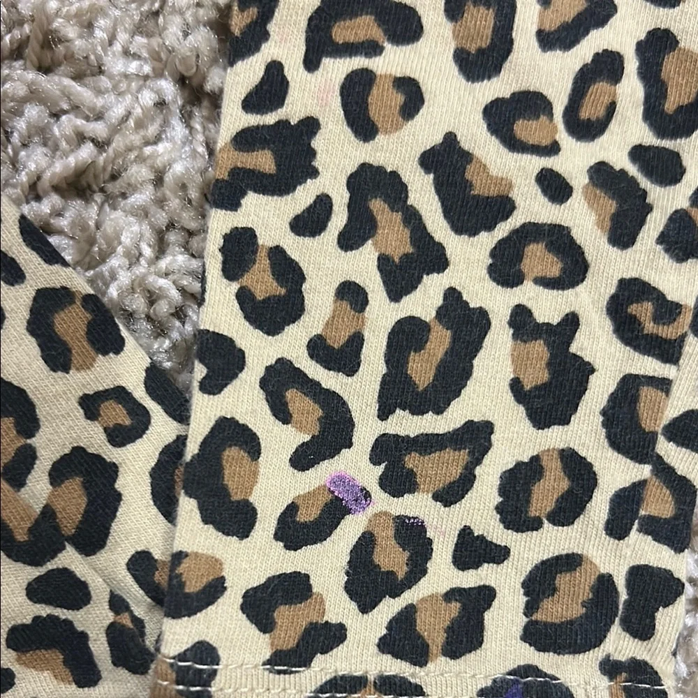 Old Navy Kids Leopard Print Dress - Black and Tan - Picture 3 of 3